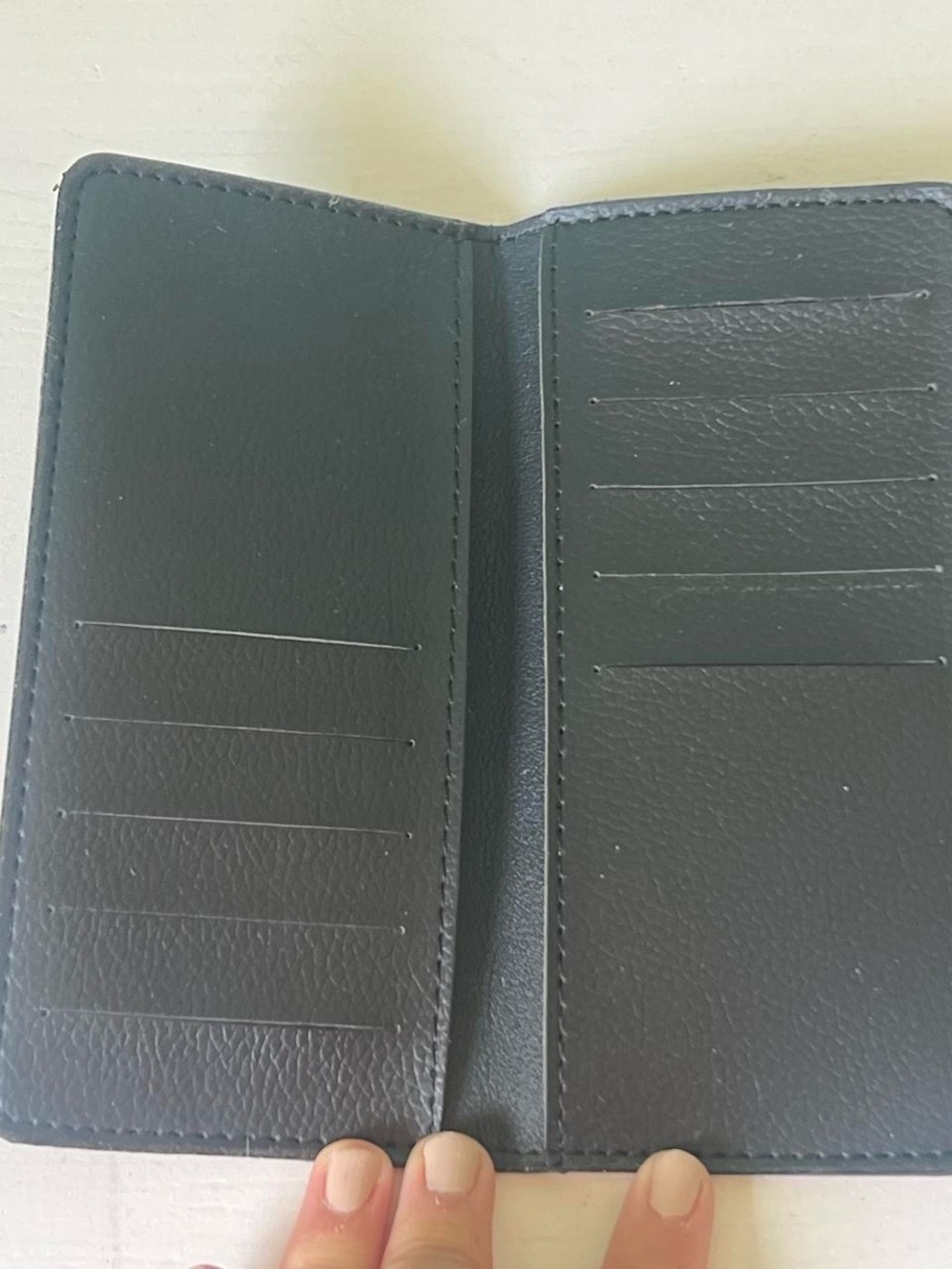 Classic Brown Patterned Long Wallet - Picture 3 of 5